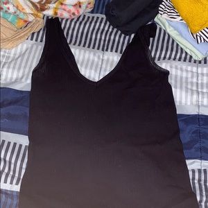 Black tang top